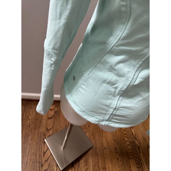 Lululemon Forme Jacket Aquamarine Blue Full Zip Size 4 - Picture 6 of 6